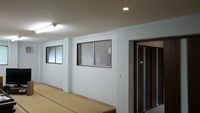 完成！部屋が明るくなりました。